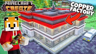 I built a MASSIVE COPPER FACTORY in Minecraft Create Mod [upl. by Percival]