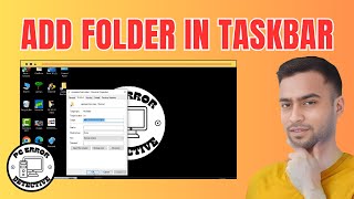 How to Add Folder in Taskbar in Windows 10 [upl. by Iahs]