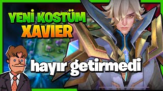 XAVIER YENİ KOSTÜMÜYLE IZDIRAP DOLU DAKİKALAR  Mobile Legends [upl. by Bouldon]