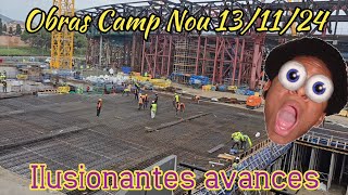 Camp Nou works 111324 Exciting progress [upl. by Leunas]