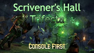 Scriveners Hall Curators Champion Trifecta  Console First  Warden Healer [upl. by Berrie]