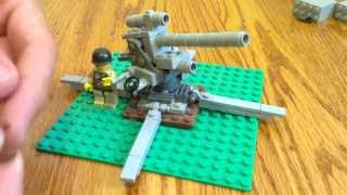 Lego German WW2 88 Flak Artillery Gun [upl. by Janetta131]