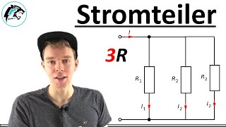 Stromteiler mit 3 Widerständen  Elektrotechnik [upl. by Estella22]