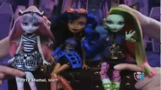 Monster High  Robecca Steam Rochelle Goyle amp Venus McFlyTrap Dolls Commercial ᴴᴰ [upl. by Knarf]