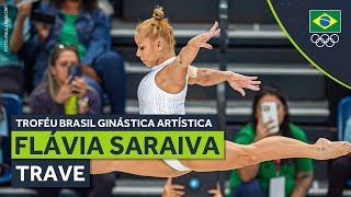 Flávia Saraiva se apresenta no Troféu Brasil de Ginástica Artística [upl. by Mitinger]