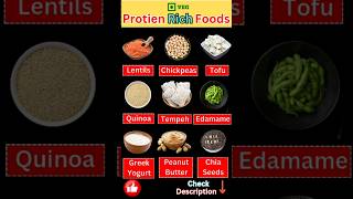 Protein Rich Foods VEG shorts food [upl. by Jasisa839]