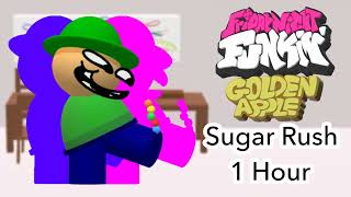 Friday Night Funkin Golden Apple Sugar Rush 1 Hour OST [upl. by Ecirad]