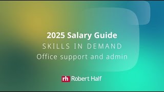 2025 skills in demand Office support and administration [upl. by Lomaj]