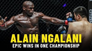 Alain Ngalanis EPIC Wins In ONE Championship [upl. by Gerta139]