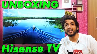 Hisense 55inch 4K Smart LED TV Unboxing amp Quick Review All Features and Launch Offers Explained [upl. by Bensky185]