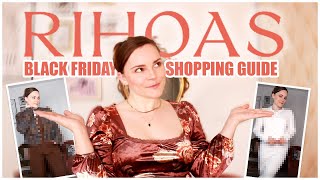 RIHOAS BLACK FRIDAY SHOPPING GUIDE  TRY ON HAUL  JUSTINE DUERRE [upl. by David]