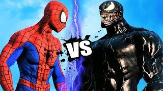 VENOM VS SPIDERMAN  ULTIMATE EPIC SUPERCUT BATTLE [upl. by Ennayelhsa]