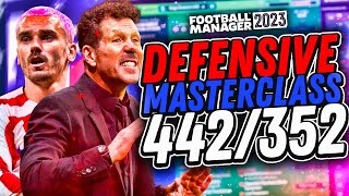 SIMEONES DEFENSIVE MASTERCLASS FM23 Tactics  Football Manager 2023 Tactics [upl. by Droffats544]