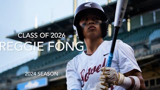 Reggie Fong Class of 2026 2024 Hitting Season [upl. by Akerehs]