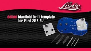 Lisle 68500 Manifold Drill Template for Ford 2V amp 3V [upl. by Noreik]