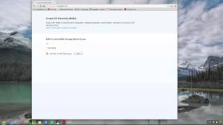 5005 Chrome OS Create a USB Recovery disk [upl. by Northrop]