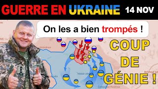 14 nov  EN VUE DE TOUS  Les forces ukrainiennes réalisent un chefdœuvre tactique [upl. by Maltzman741]