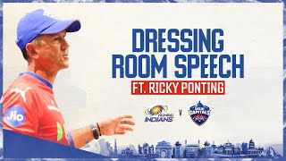 Dressing Room Speech ft Ricky Ponting  MI vs DC  Delhi Capitals [upl. by Airahs]