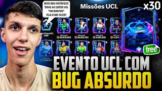 NOVO BUG🤩🔥 PEGUE TODAS AS CARTAS DA UCL AGORA EM MINUTOS😱 FC MOBILE 24 [upl. by Alyahc]