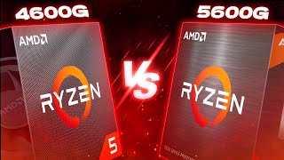 Ryzen 5 4600G x Ryzen 5 5600G qual deles é a MELHOR escolha 👀 [upl. by Htebazie66]