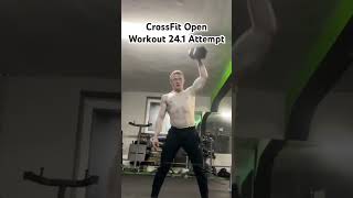 CrossFit Open Workout 241 Attempt crossfitgames crossfitter crossfit athlete workout gym [upl. by Ahrens13]