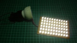 ProyectosLed 46 Luz led casera para ahorrar energia parte 2 [upl. by Burkle]