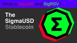 Ergo’s Stablecoin SigUSD and SigRSV Tutorial [upl. by Annaer]