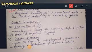 economic and social consequences of unemployment  class 12 Indian economic development [upl. by Ire486]