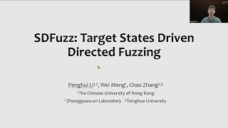 USENIX Security 24  SDFuzz Target States Driven Directed Fuzzing [upl. by Annirok]