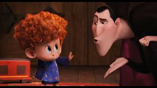 Hotel Transylvania 2 Dracula tryes teaches Dennis turning into a Bat [upl. by Yanehc]