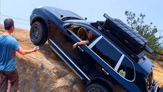 Porsche Cayenne 30L V6 Extreme Offroad Driving [upl. by Mcconnell]