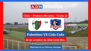 Palestino vs Colo Colo  Campeonato Nacional 2024 [upl. by Bose]