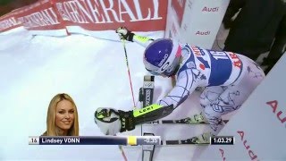 Lindsey Vonn WINS Giant Slalom at Åre [upl. by Ffoeg]