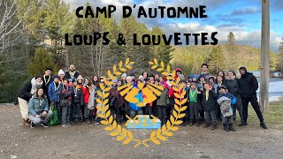 Camp d’automne Louveteaux amp Louvettes 2023  274e Scout StEphrem [upl. by Andel]