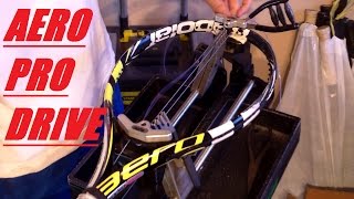 HOW TO STRING A TENNIS RACQUET  BABOLAT AERO PRO DRIVE [upl. by Yelsna]