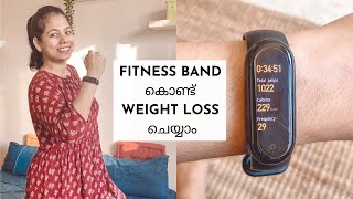 How Fitness Band helped me for Weight Loss  Mi Band 5 Benefits  Malayalam [upl. by Illa848]