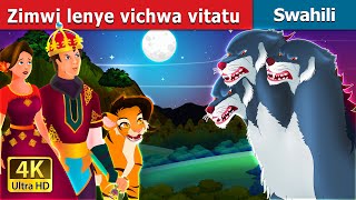 Zimwi lenye vichwa vitatu  The Three Headed Beast in Swahili  Swahili Fairy Tales [upl. by Alabaster]