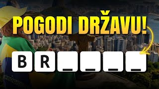 Pogodi traženu DRŽAVU na osnovu prva 2 SLOVA 🧠  Pogodi traženu riječ ✅ [upl. by Anikat442]