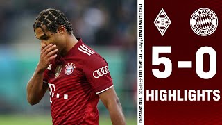 quotWe have to apologizequot  Borussia Mönchengladbach  FC Bayern 50  Highlights  DFB Pokal [upl. by Mildred]