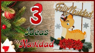 3 ELEGANTES ADORNOS PARA NAVIDAD 2024  Manualidades navideñas  Christmas crafts for the home [upl. by Rebmetpes528]