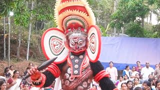 Theyyam  Calicut karikuttichathan Vellattu Mellay pillathottathil bagavathy Temple kozhikode [upl. by Harberd]