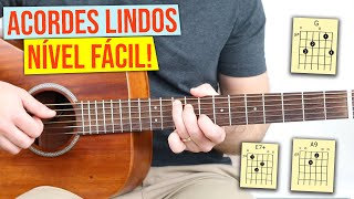 10 acordes LINDOS e FÁCEIS para você usar em qualquer música [upl. by Ecirtac846]