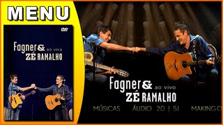 DVD Fagner amp ZÃ© Ramalho Ao Vivo 2014 Menu do DVD [upl. by Egiap]