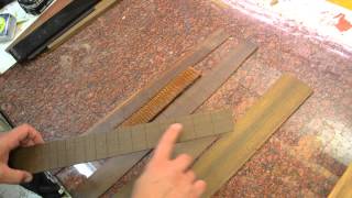 Luthier Wood Review Snakewood for guitar Fretboard inlay tonewood [upl. by Nnylecoj]