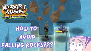 How to Avoid Falling Rocks Harvest Moon Home Sweet Home  Mining Tips and Tricks [upl. by Finnigan422]