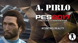 PES 2017 Face Build Andrea Pirlo New York City FC [upl. by Anwaf215]