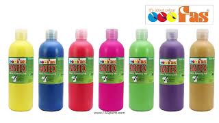 FAS  Fastex Fabric Painting Ink For professional creative fabric painting [upl. by Ennael734]