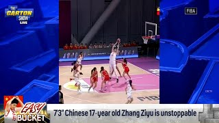 73quot Chinese 17yr old Zhang Ziyu is unstoppable [upl. by Ekram]