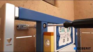 Installatievideo Geberit Duofix Wand WC Element UP320 uittrekbaar [upl. by Prentiss506]