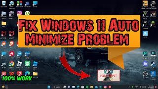 Quick Fix AutoMinimize Problem in Win 1011  HotFix  FullScreen Not Working Fix [upl. by Enotna]